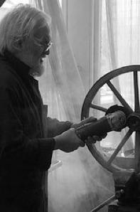 Eduard Bersudsky Working on a Wheel